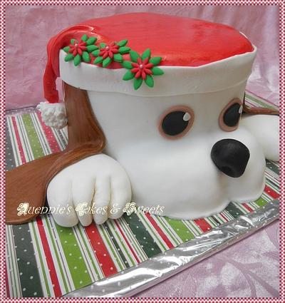 Christmas - Doggie Cake - Cake by quennie