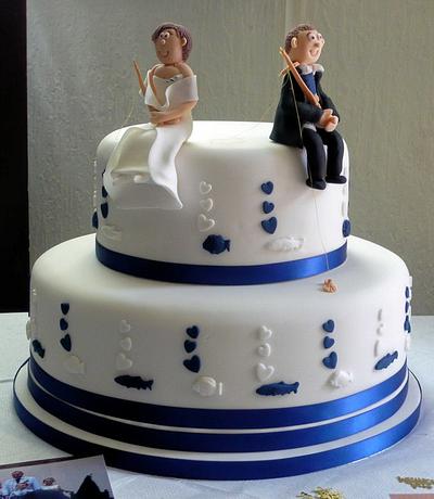 My first ever wedding cake! - Cake by Cherry Delbridge