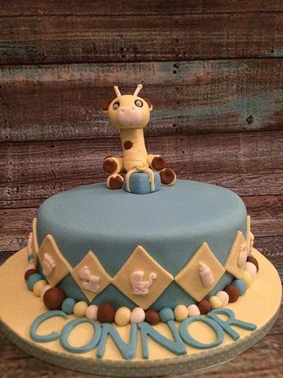 Cute Giraffe for Connor - Cake by Sugar Junkie
