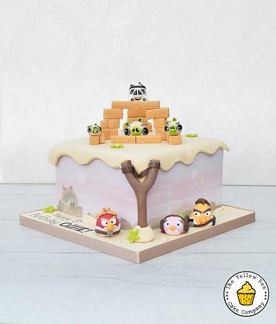 Angry Birds Star Wars Cake - Cake by Yellow Bee Sugar Art by Vicky Teather