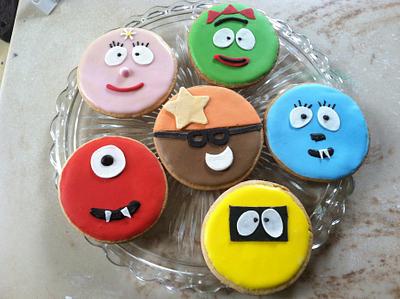 Yo Gabba Gabba Cookies - Cake by Michelle Allen