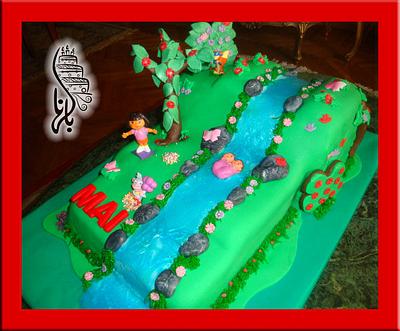 Dora in the garden - Cake by Dina