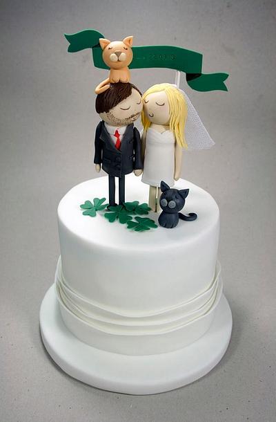 Simple wedding cake - Cake by TARTARTE