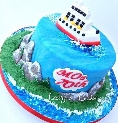 Cruise around the Fjords! - Cake by The Rosehip Bakery