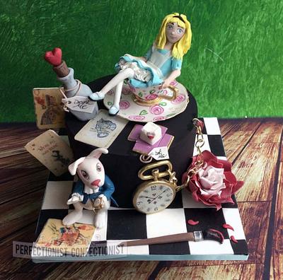 Sandra - Alice in Wonderland Birthday Cake - Cake by Niamh Geraghty, Perfectionist Confectionist