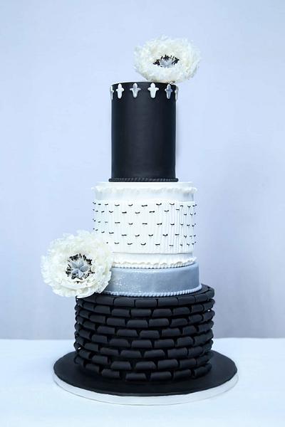 The beauty in black and white - Cake by Joyeeta lahiri