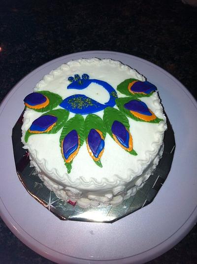 Peacock Cake - Cake by ShrdhaSweetCreations