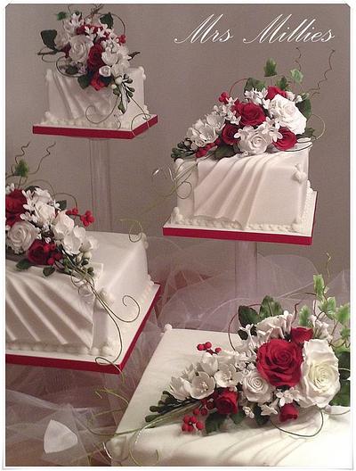 Wedding Tiers - Cake by Mrs Millie's