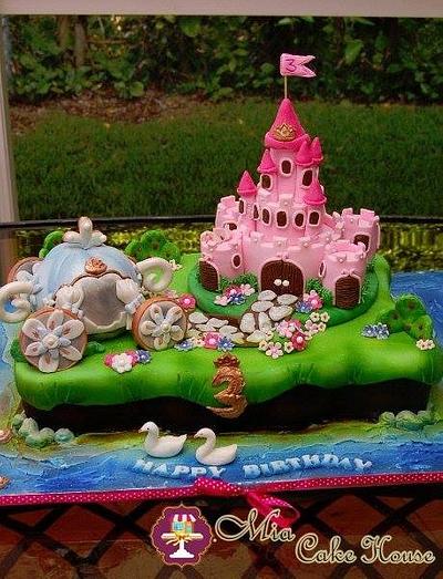 Princess twin cake - Cake by Sheila