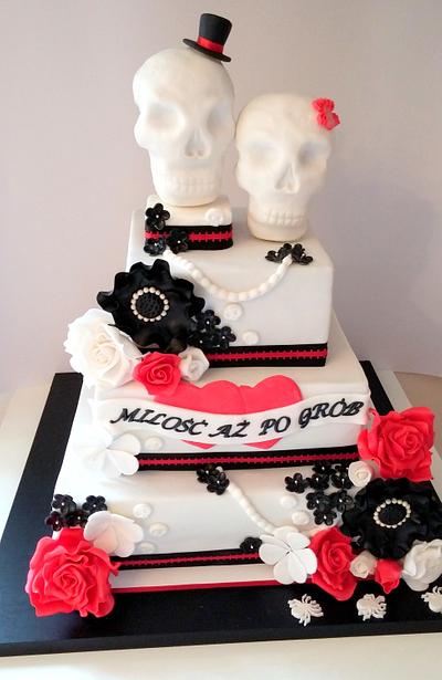 skulls cake - Cake by Ewa Drzewicka
