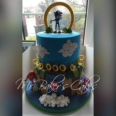 Sonic the Hedgehog - Cake by Mr Baker's Cakes