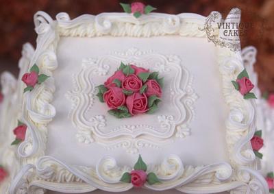 Victorian Wedding Cake - Cake by Vintique Cakes (Anita) 