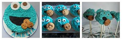 Cookie Monster Collection - Cake by Cupcakecreations