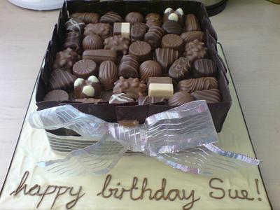 yummy chocolate box! - Cake by SugarMagicCakes (Christine)