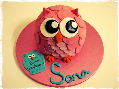 owl cake - Cake by Yummy Cake Shop
