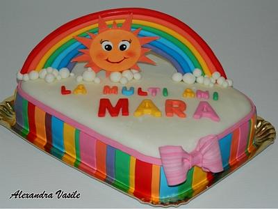 Rainbow cake - Cake by alexandravasile