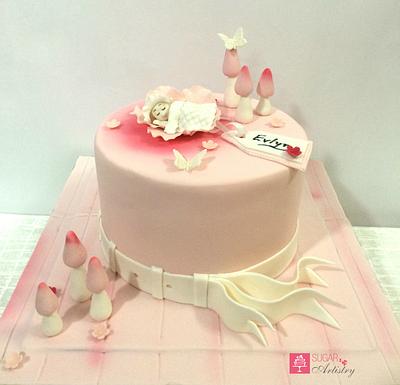 Cute Evlyn - Cake by D Sugar Artistry - cake art with Shabana