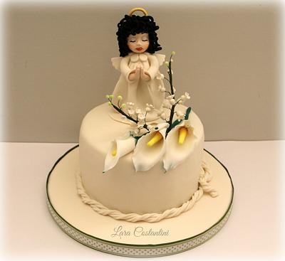 Angel and calle - Cake by Lara Costantini
