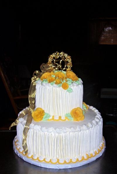 50th Anniversary Cake - Cake by BettyA