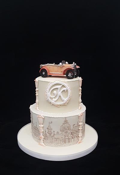 Vintage car - Cake by Cake Loves Vanilla