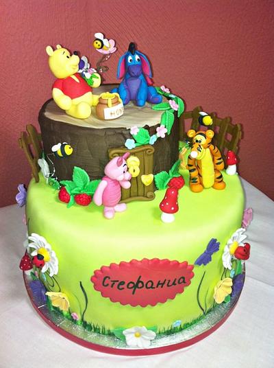 Winnie the Pooh and friends - Cake by Nesi Cake