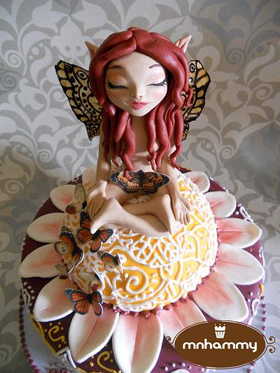 Meditation Fairy - Cake by Mnhammy by Sofia Salvador