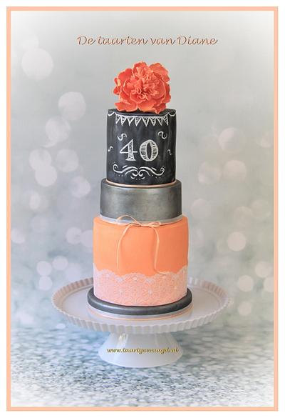 Lovely peach! - Cake by Diane75