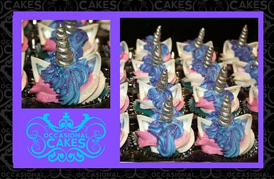 unicorn cupcakes - Cake by Occasional Cakes