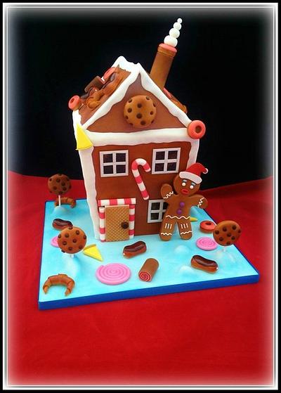 "Gingy's Crimbo Crib" Bake A Christmas Wish - Cake by Nick Smith