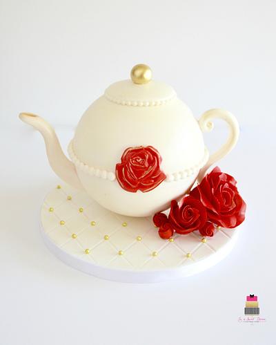 Teapot cake topper - Cake by Mercedes