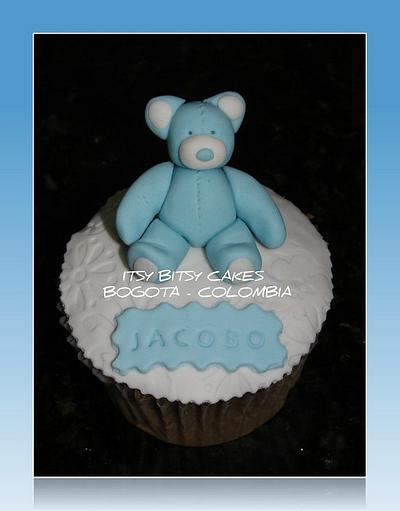 Boy babyshower cupcakes gift - Cake by Itsy Bitsy Cakes