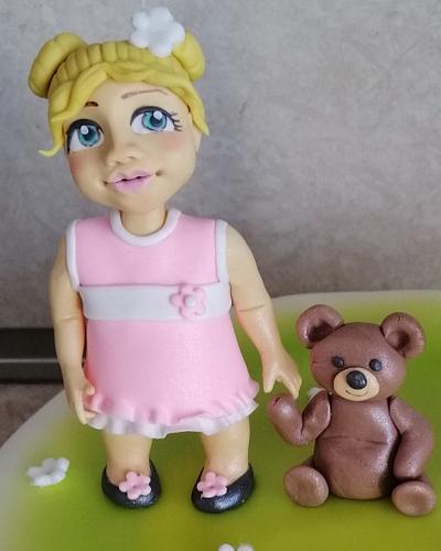 Little girl Alexandra - Cake by Marianna Jozefikova