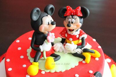 Minnie and Mickey Mouse cake - Cake by Ginestra