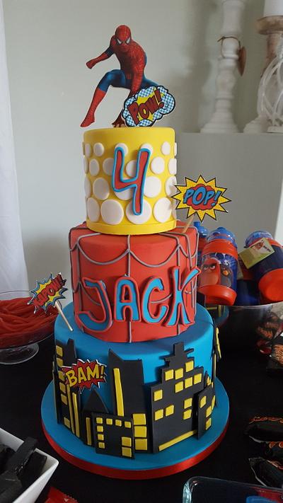 Spiderman cake - Cake by Yvonne