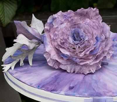 Fantasy Purple Peony ...waiting - Cake by Sue