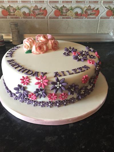 70th birthday cake - Cake by Becky's Cakes Spain