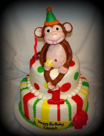 Monkey Birthday Cake - Cake by Angel Rushing
