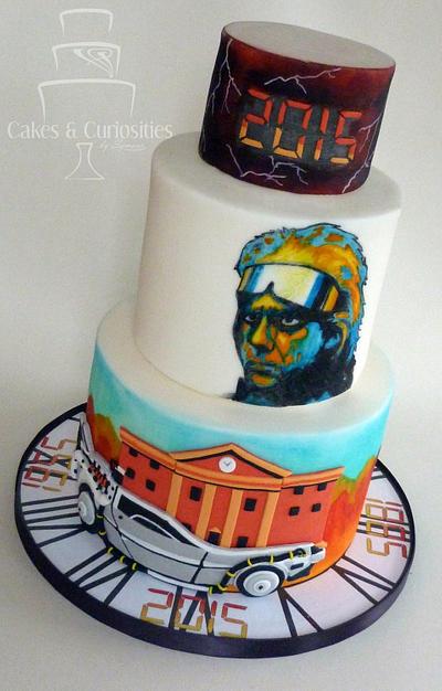 Back to the Future  - Cake by Symone Rostron Cakes & Curiosities