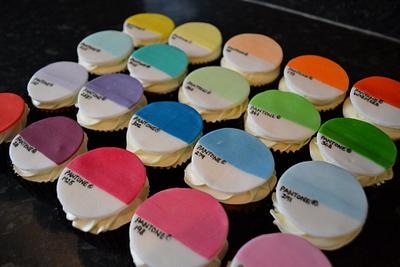 Pantone Colour Cupcakes - Cake by Caroline Gregory