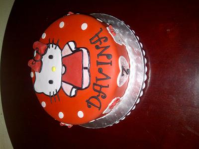 hello kitty cake - Cake by paxy