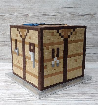 Minecraft Crafting Table - Cake by Coppice Cakes