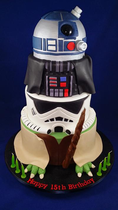 Star Wars Themed Cake - Cake by Lisa-Jane Fudge