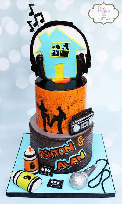House Party Hip Hop Cake - Cake by Peggy Does Cake