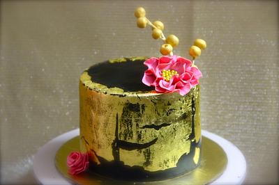 40th birthday glam - Cake by Sugar Stories