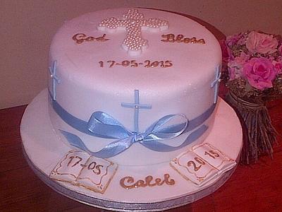 Baptism Cake - Cake by MaCaker