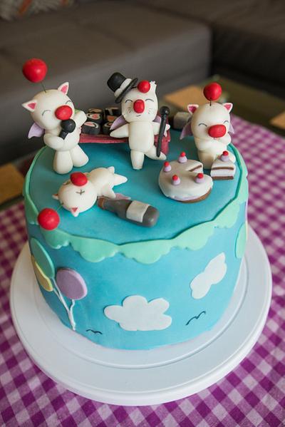 Moogle cake - Cake by Yuri
