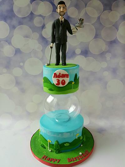 Golfing mixologist  - Cake by Jenny Dowd
