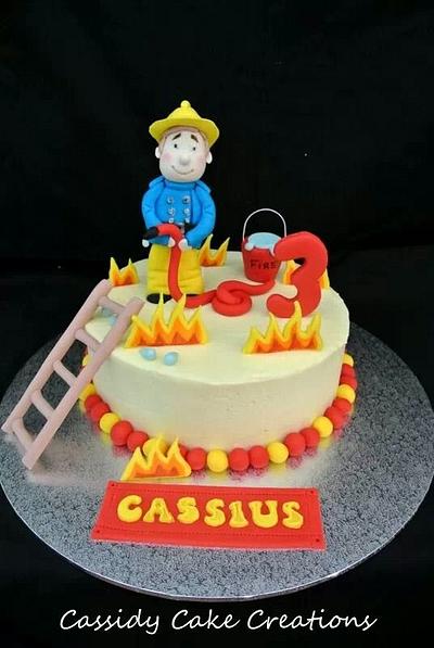 Fireman Sam Birthday Cake - Cake by Cassidy Cake Creations