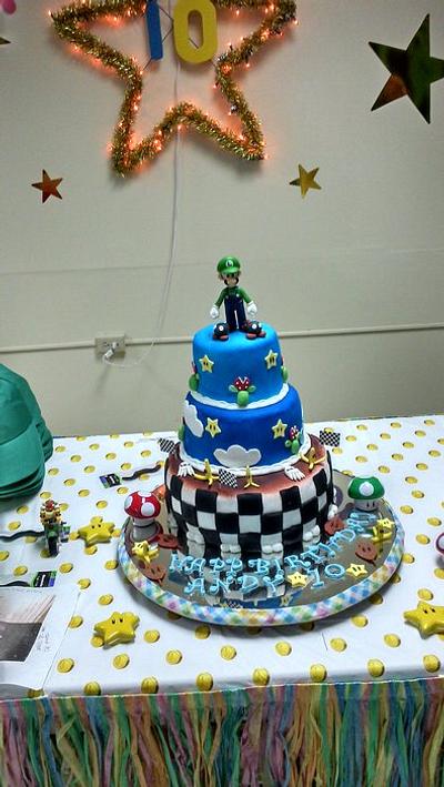                                   Mario Bro's Cake - Cake by robier