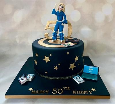 Disco Dancing at 50! - Cake by Canoodle Cake Company